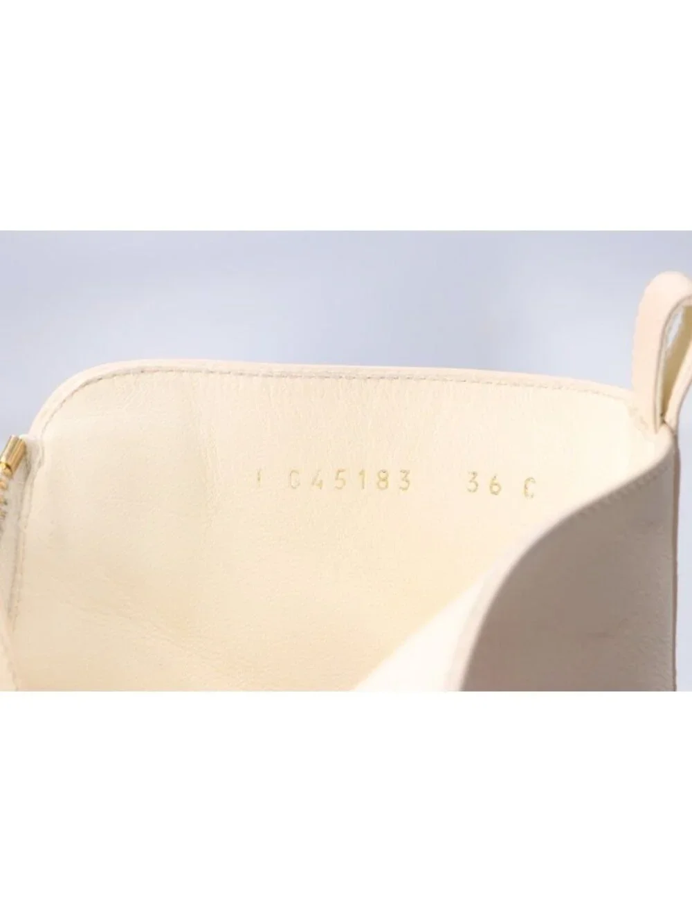 Chanel Pearl CC Logo Patent Leather Short Boots 36c